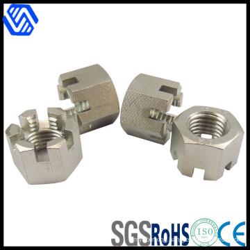 Hexagon Slotted Nuts (DIN935)